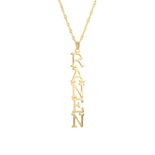 Load image into Gallery viewer, Vertical Custom Necklace