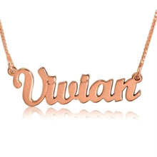 Load image into Gallery viewer, Script Style Font Custom Necklace