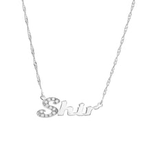 Lade das Bild in den Galerie-Viewer, Rhinestone Filled Initial Custom Necklace

