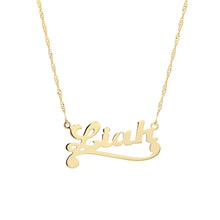 Lade das Bild in den Galerie-Viewer, Custom Swirl Underline Necklace
