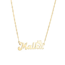 Load image into Gallery viewer, Custom Necklace with Crown Accent
