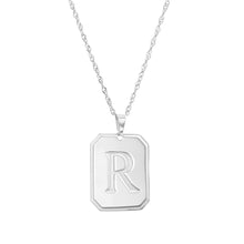 Load image into Gallery viewer, Tag Pendant Inscription Necklace
