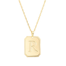 Load image into Gallery viewer, Tag Pendant Inscription Necklace
