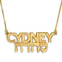 Load image into Gallery viewer, Double Language Custom Necklace
