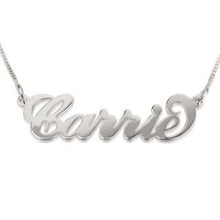 Load image into Gallery viewer, Curled Script Font Custom Necklace
