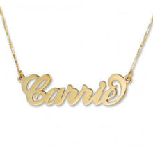 Load image into Gallery viewer, Curled Script Font Custom Necklace
