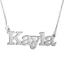 Load image into Gallery viewer, Bold Serif Font Custom Necklace
