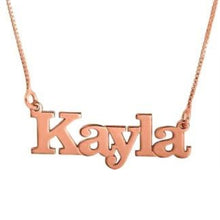 Load image into Gallery viewer, Bold Serif Font Custom Necklace
