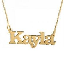 Load image into Gallery viewer, Bold Serif Font Custom Necklace
