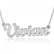Load image into Gallery viewer, Script Style Font Custom Necklace
